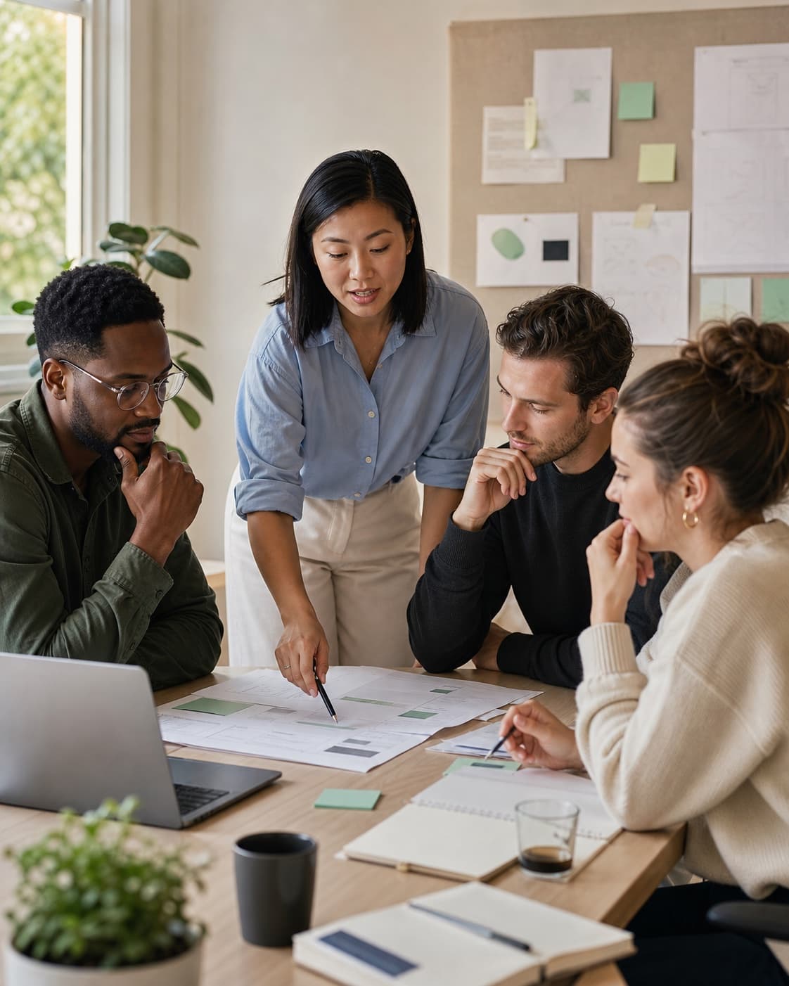 A product manager guiding a small product team through evidence and prototype plans.